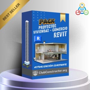 Modelos BIM reales de viviendas y locales comerciales en Revit para estudio de proyectos profesionales en Club Constructor